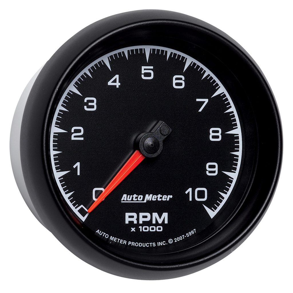 3-3/8" In-Dash Tachometer, 0-10,000 Rpm, Es