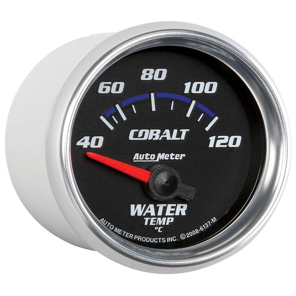 2-1/16" Water Temperature, 40-120 °C, Cobalt