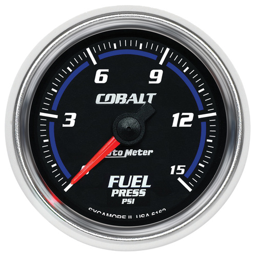 2-1/16" Fuel Pressure, 0-15 Psi, Cobalt