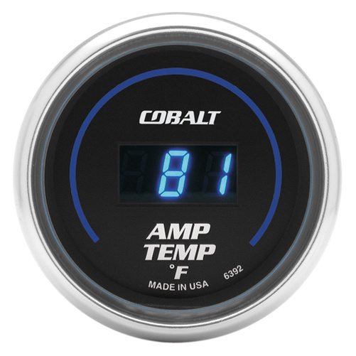 2-1/16" Amplifier Temperature, 0-250 °F, Cobalt