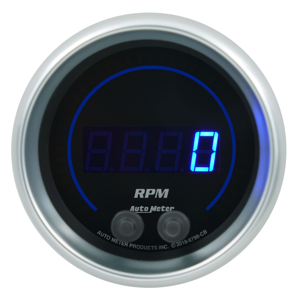 3-3/8" Tachometer, 0-16k Rpm, In-Dash, Cobalt Elite Digital