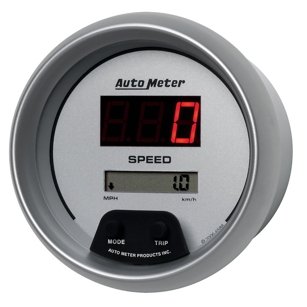 3-3/8" Speedometer, 0-260 Mph / 0-260 Km/H, Ultra-Lite Digital