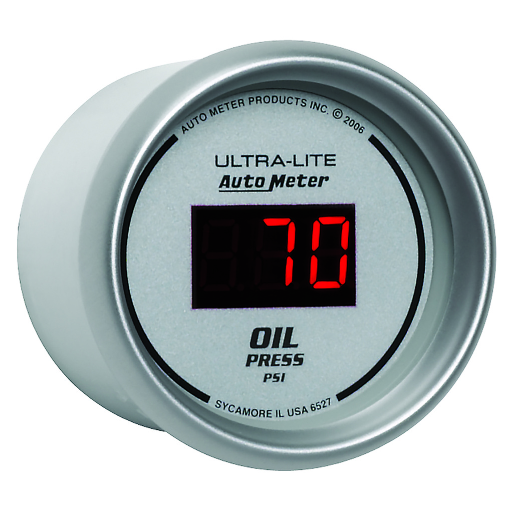 2-1/16" Oil Pressure, 5-100 Psi, Ultra-Lite Digital