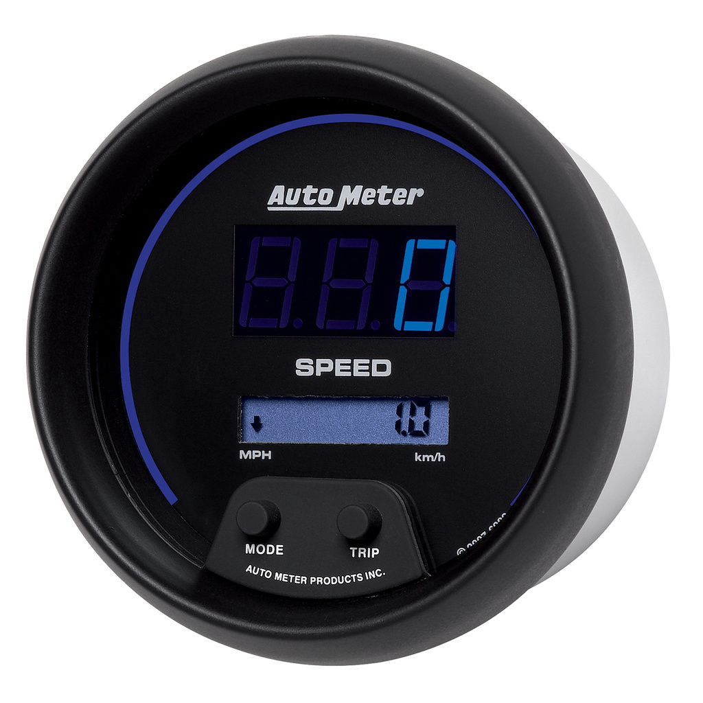 3-3/8" Speedometer, 0-260 Mph / 0-260 Km/H, Cobalt Digital