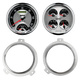 2 Gauge Direct Fit Dash Kit, Chevy Car 51-52, 2 Gauge,  American Muscle