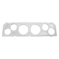 6 Gauge Direct-Fit Dash Kit, Chevy Truck 64-66, Old Tyme White
