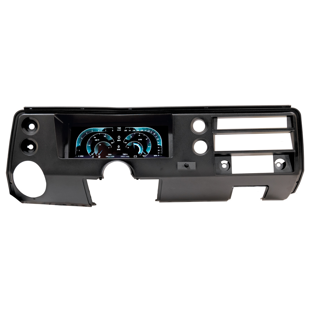 Invision Lcd Dash Kit, 68 Chevelle, Direct Fit Digital Dash