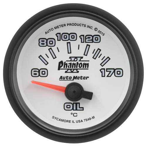 2-1/16" Oil Temp, 60-170 C, Phantom Ii
