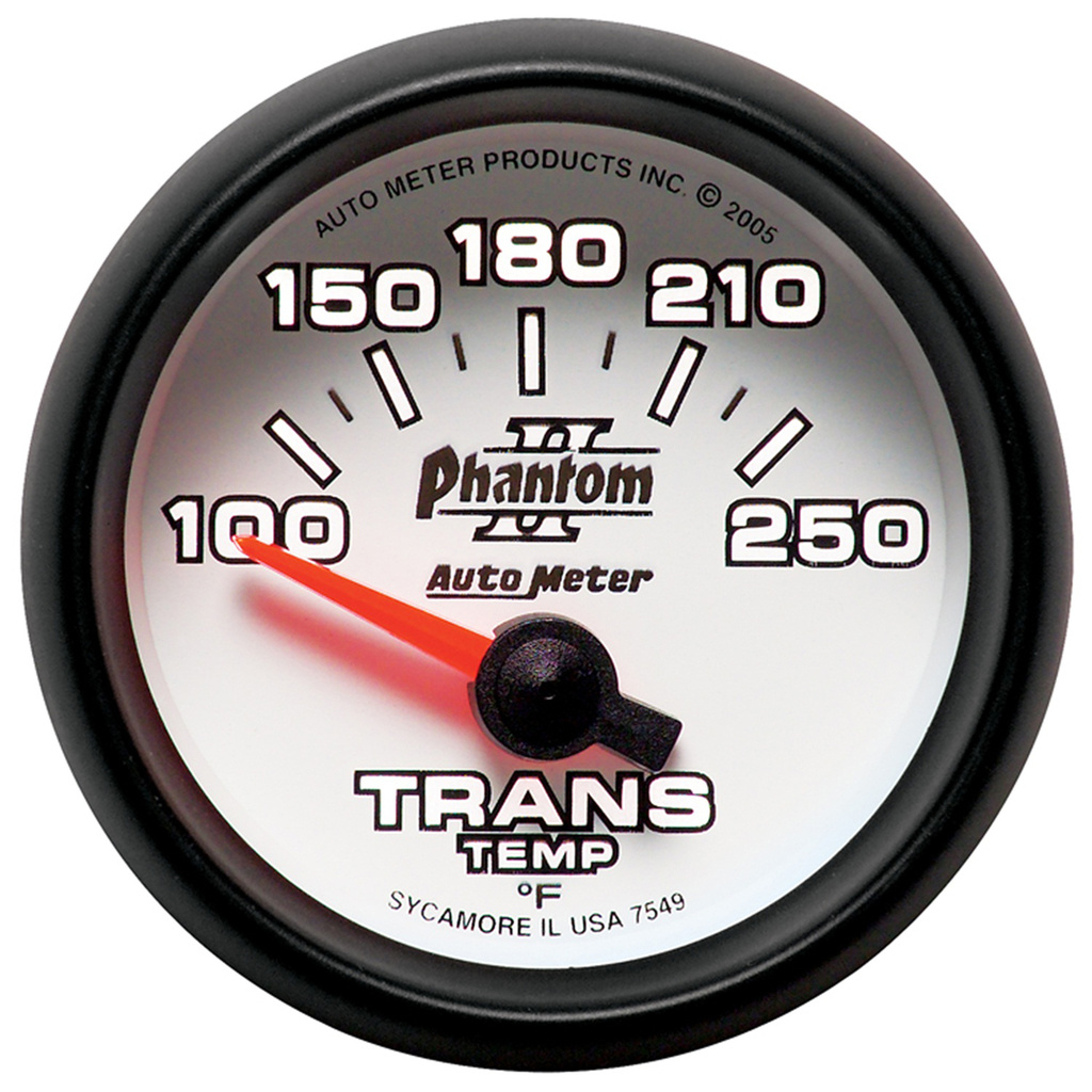 2-1/16" Transmission Temperature, 100-250 °F, Phantom Ii
