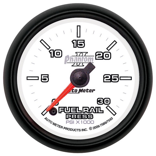 2-1/16" Fuel Rail Pressure, 0-30k Psi, Phantom Ii