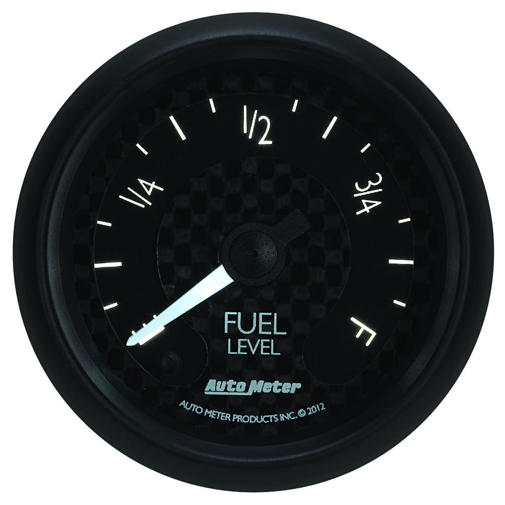 2-1/16" Fuel Level, Programmable 0-280 Ω, Gt Series