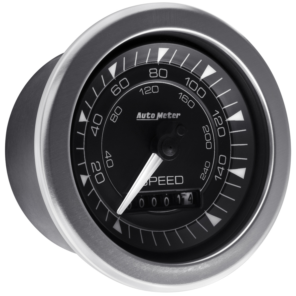 3-3/8" Speedometer 160mph Elec. Programmable Chrono