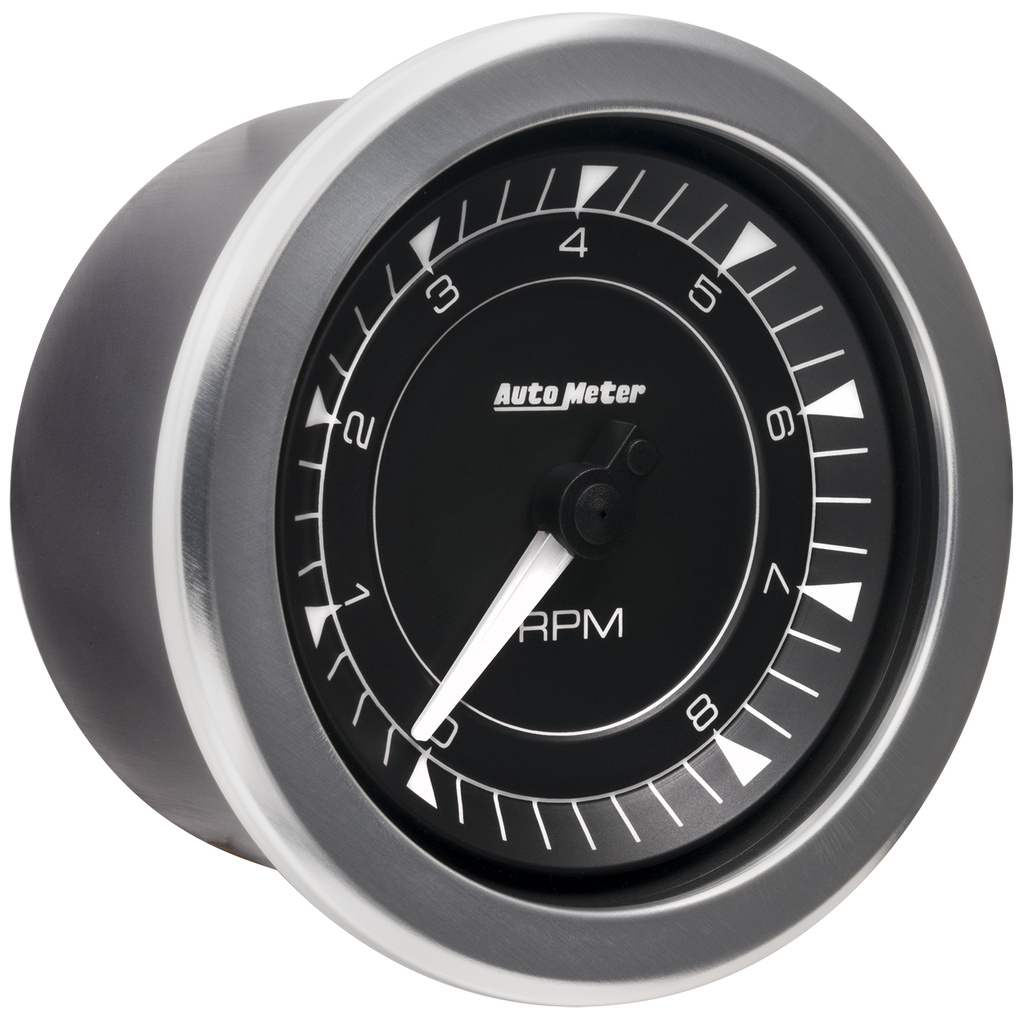 3-3/8" Tachometer 8k Rpm In-Dash Chrono