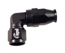 An8 hose end 90 ° Forged PTFE