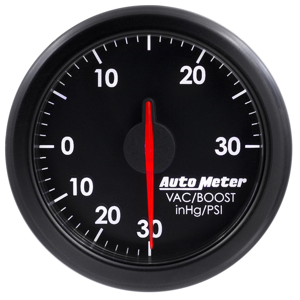 2-1/16" Boost/Vac, 30 In Hg/30 Psi, Airdrive, Black
