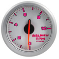 2-1/16" Tach, 0-10,000 Rpm, Airdrive, Silver