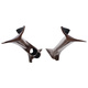 A-Pillar Set, Full, Dual, 2-1/16", Wood Grain, Super Duty 99-07