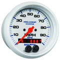 3-3/8" Gps Speedometer, 0-100 Mph, Marine White