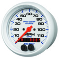 3-3/8" Gps Speedometer, 0-120 Mph, Marine White