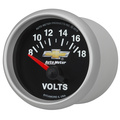 2-1/16" Voltmeter, 18v, Electric, Chevy Gold Bowtie