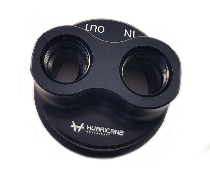 Oil filter relocator