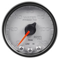 2-1/16" Water Pressure, 0-120 Psi, Spek-Pro, Silver/Black