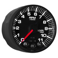 2-1/16" In-Dash Tachometer, 0-11,000 Rpm, Spek-Pro, Black/Black