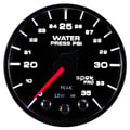 2-1/16" Water Pressure, 0-35 Psi, Spek-Pro, Black/Black, Ecu