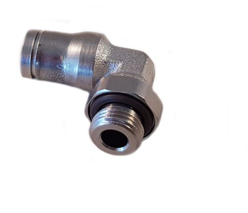 1/8 Pneumatic fitting 90 degree elbow (6mm hose)