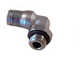1/4" pneumatisk koppling 90 grader smidd för 8mm slang