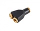 Y-cross Pneumatic fitting (1/4" hose)