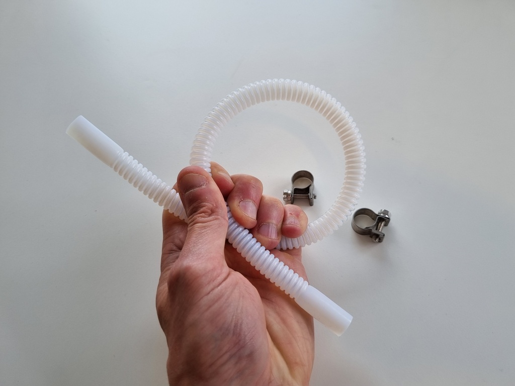 Fuel hose PTFE (in tank compatible) 8mm ID - 45cm