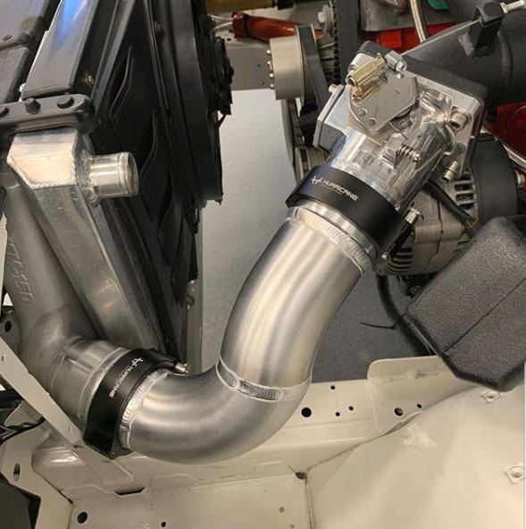 V-Band aluminum 2,5" - Axially movement