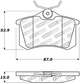 Audi A3 I 1.8T (with brake wear warning front)  rear