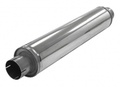 Muffler 3" full flow Stainless (625mm)