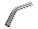 45° aluminum tube 3" Polished