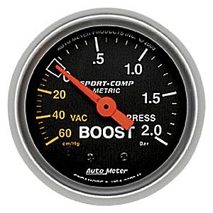 Autometer Sport-Comp Boost pressure 0-2 Bar