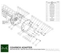 DEMO Gearbox adapter BMW M50 S50 M52 M54 / N57N N57