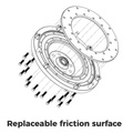 PMC Flywheel SAAB H - BMW M57N M57N2 GS6-53DZ HGU HGK / N54 GS6-53BZ - 240mm