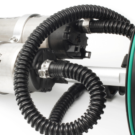 In-tank fuel pump mounting kit, quick connect and E85 proof