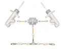 Brake pipe kit distribution valve