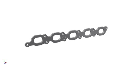 Exhaust flange Volvo 5cyl 10mm