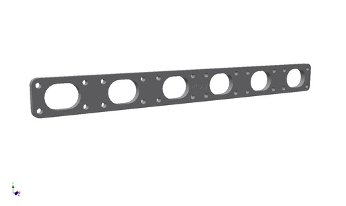 Exhaust flange BMW M50-52 S52B32 - 10mm