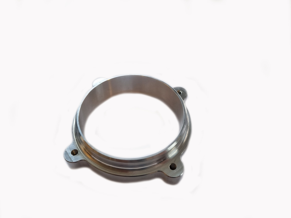 Weld flange for Bosch e-throttle 74mm motorsport