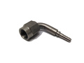 Press fitting female 7/16-20 90 degrees concave Stainless steel (swivel)